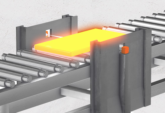 Width measurement in steel production Width measurement in steel production